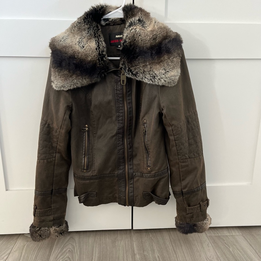 Miss Sixty Faux Fur Bomber